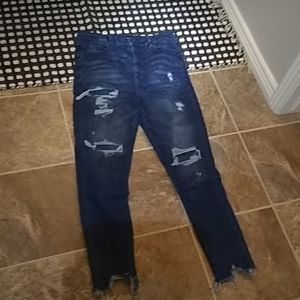 American eagle ripped jeans